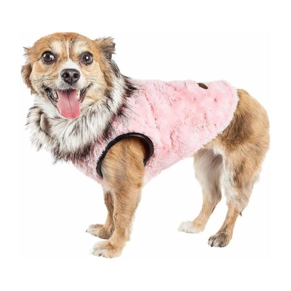 Multi-Sized Mink Fur Dog Coat for Small, Medium, and Large Dogs