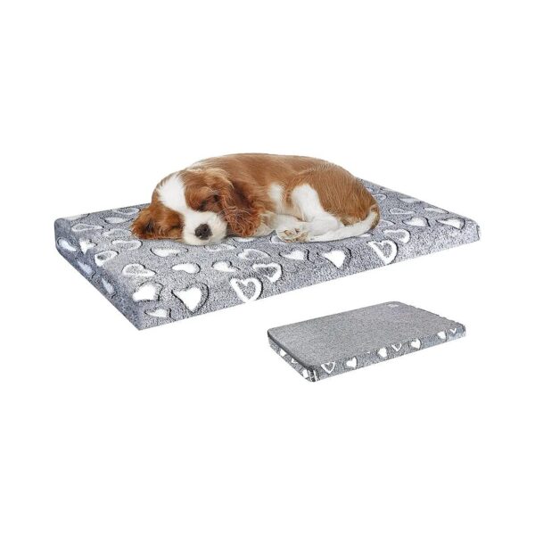 Multi-Use Dog Bed Mat with Firm Support and Breathable Canvas