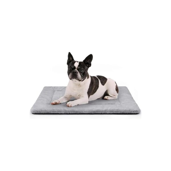 Multi-Use Dog Bed with Fleece-Like Surface and Non-Slip Bottom for Medium Large Dogs