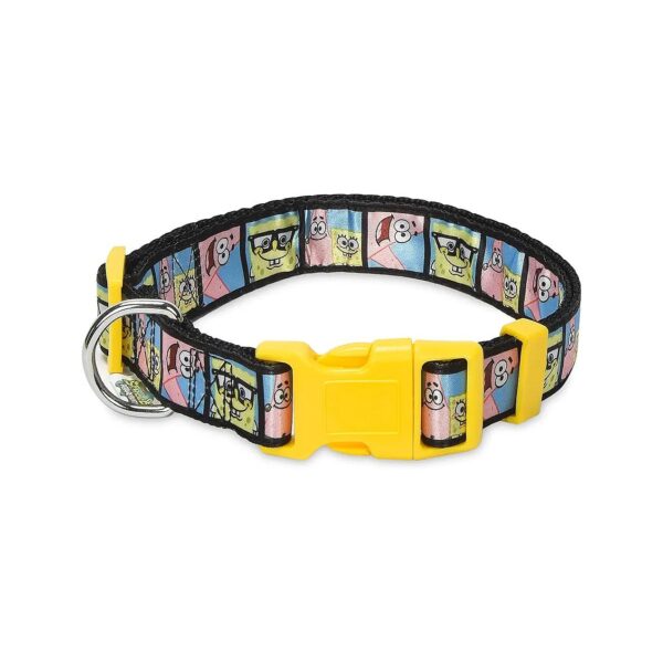 Multicolor SpongeBob SquarePants Dog Collar for Small Furry Friends