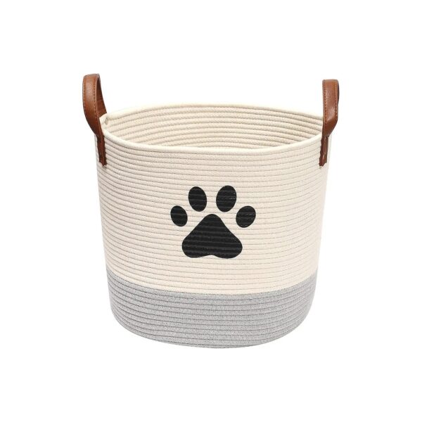 Multifunctional Cotton Basket for Dog Toys, Blankets, and More