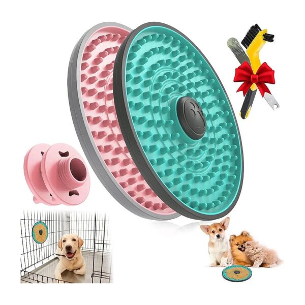 Multifunctional Dog Crate Lick Pads for Boredom and Anxiety Prevention