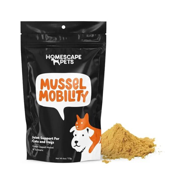 Mussel and Turmeric Powder Supplement for Dogs and Cats - Reduces Inflammation