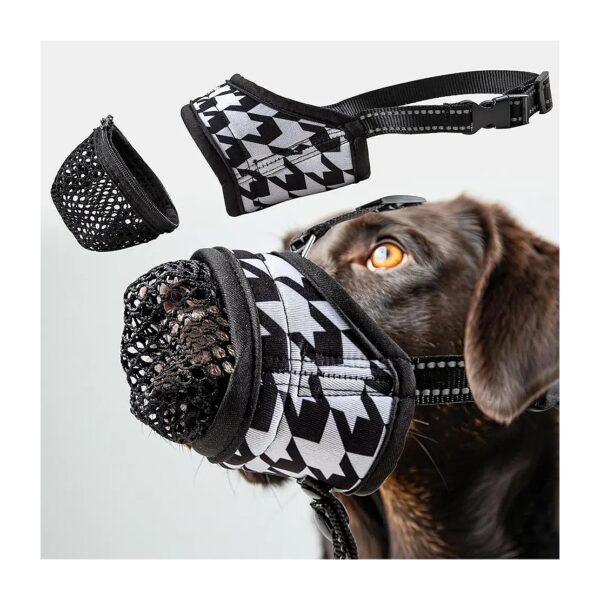 Muzzle for Dog Barking, Biting, and Chewing Prevention, Soft and Adjustable