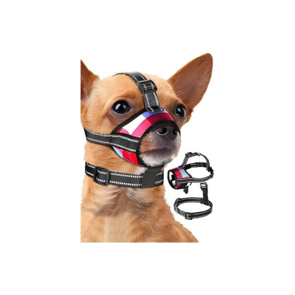 Muzzle for Small Breed Dogs that Prevents Biting and Barking while Allowing Panting