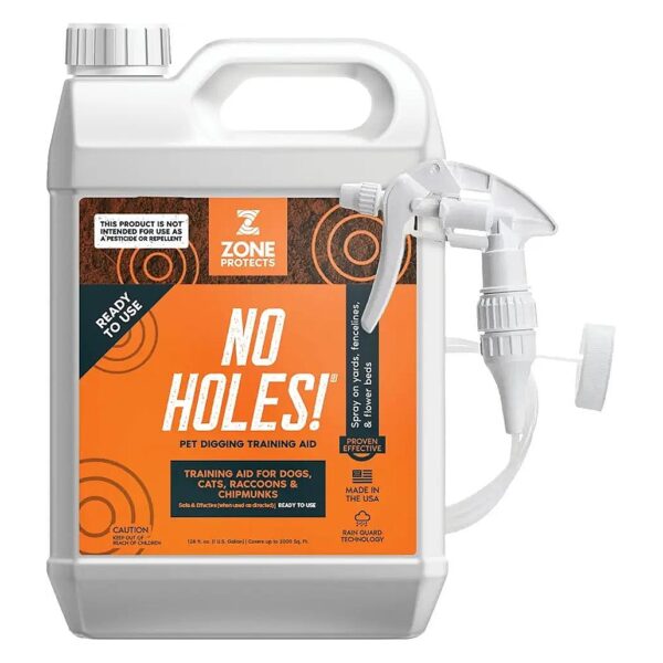 NO Holes Dig Prevention Ready-to-Use Gallon Formula for Stop Dogs Digging