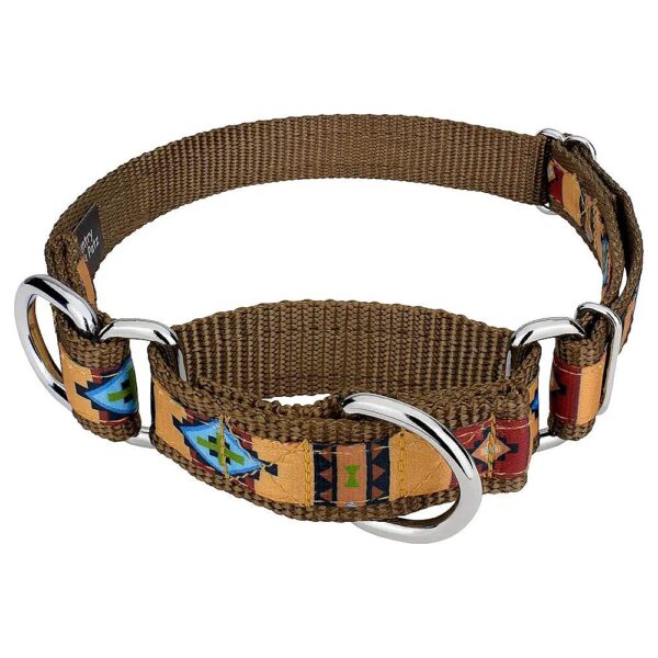 Native Arizona Signature Martingale Dog Collar with Adjustable 15-21 Inch Neck