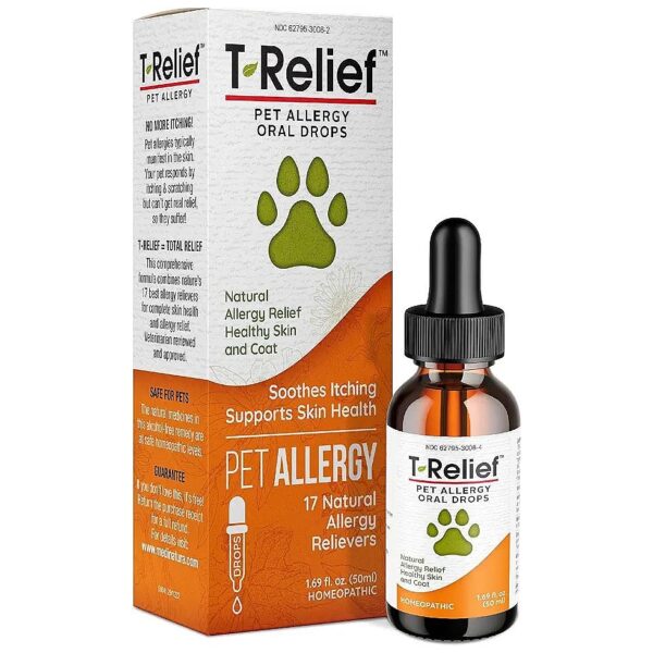 Natural Allergy Relief for Dogs and Cats - Soothe Itching, Runny Nose, and Sneezing