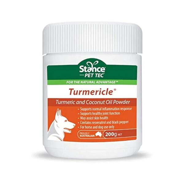 Natural Anti-Inflammatory Turmeric and Coconut Oil Powder for Dogs with Arthritis