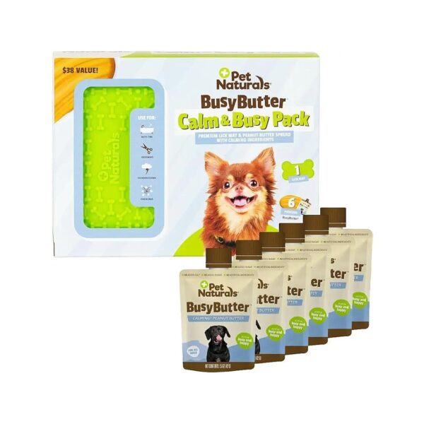 Natural Calm and Busy Pack for Dogs with Peanut Butter