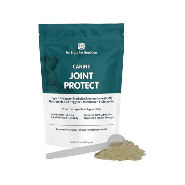 Natural Canine Joint Relief Supplement with Collagen Type II and Eggshell Membrane