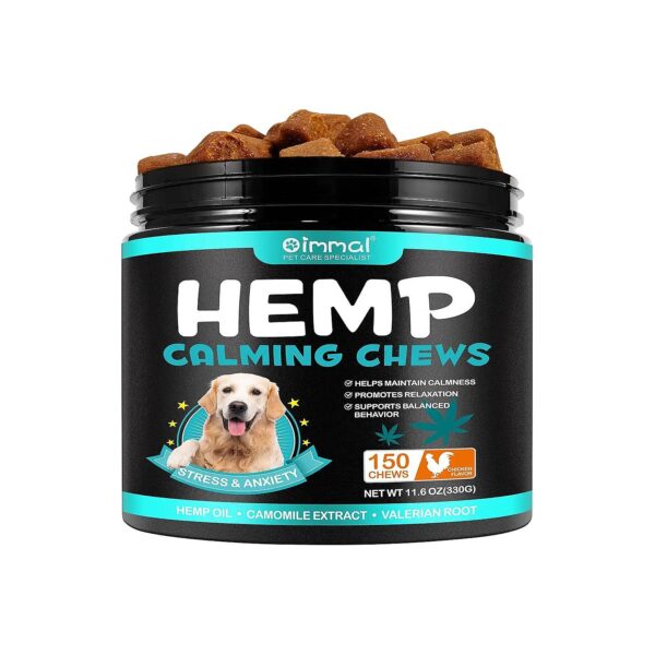 Natural Chicken Flavor Calming Treats for Dogs of All Sizes and Breeds