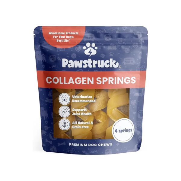 Natural Collagen Stick Springs for Dogs with Natural Scents and Health Benefits