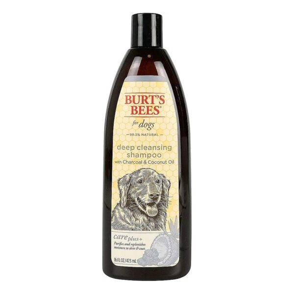 Natural Deep Cleansing Shampoo for Dogs with Coconut Oil and Charcoal