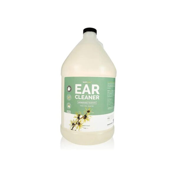 Natural Ear Cleaner for Dogs with Witch Hazel and Aloe Vera Extract