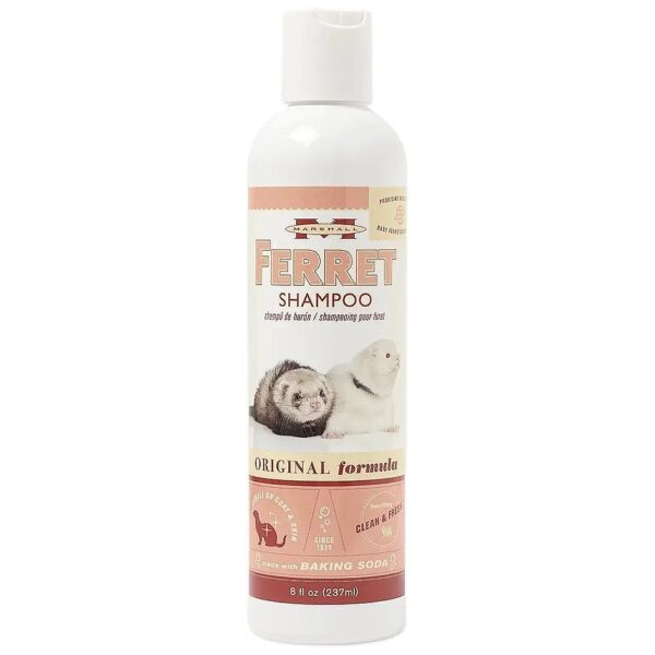 Natural Ferret Shampoo with pH Balance and Baking Soda for Softer Coat and Fresh Scent