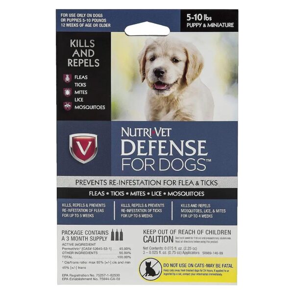 Natural Flea Tick Mosquito Prevention for Puppies with Long-Lasting Effects