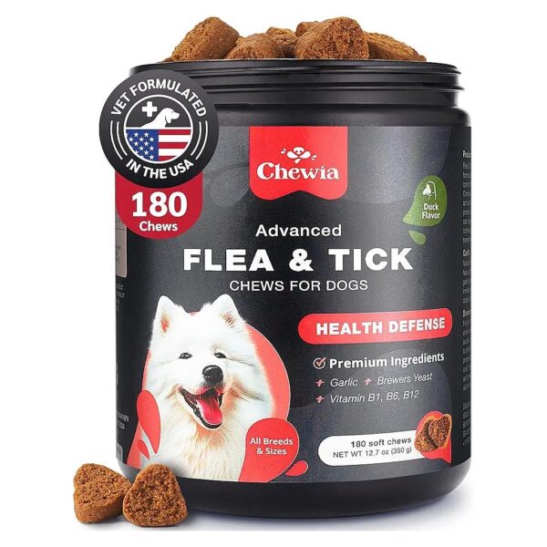 Natural Flea and Tick Prevention Treats for Dogs of All Breeds and Ages