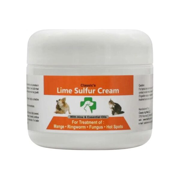 Natural Healer for Skin Problems in Pets with Lime Sulfur Cream