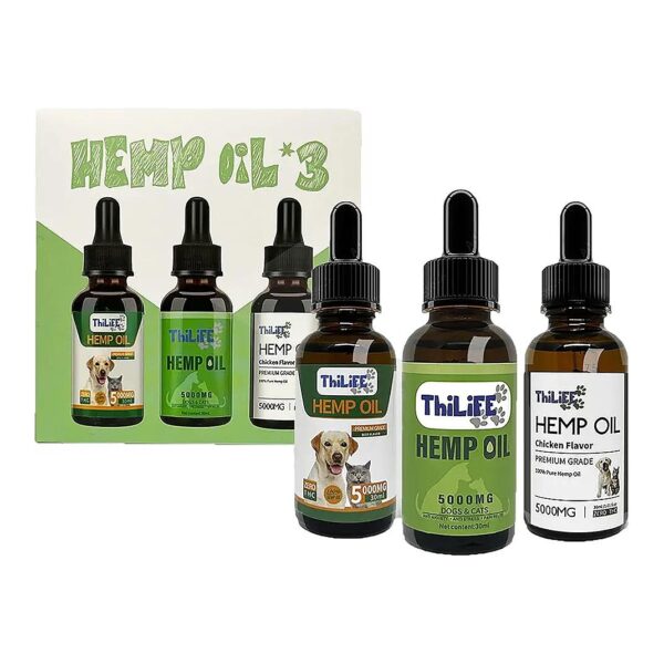 Natural Hemp Oil for Dogs and Cats - Relieves Hip and Joint Pain, Anxiety and Stress