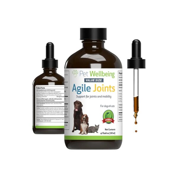 Natural Herbal Supplement for Dog and Cat Joint Health Mobility and Comfort