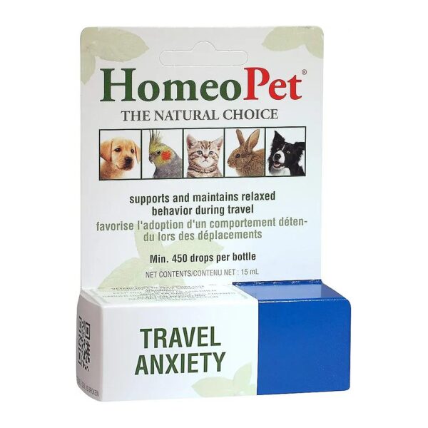 Natural Homeopathic Calming Liquid for Travel Anxiety in Dogs of All Ages