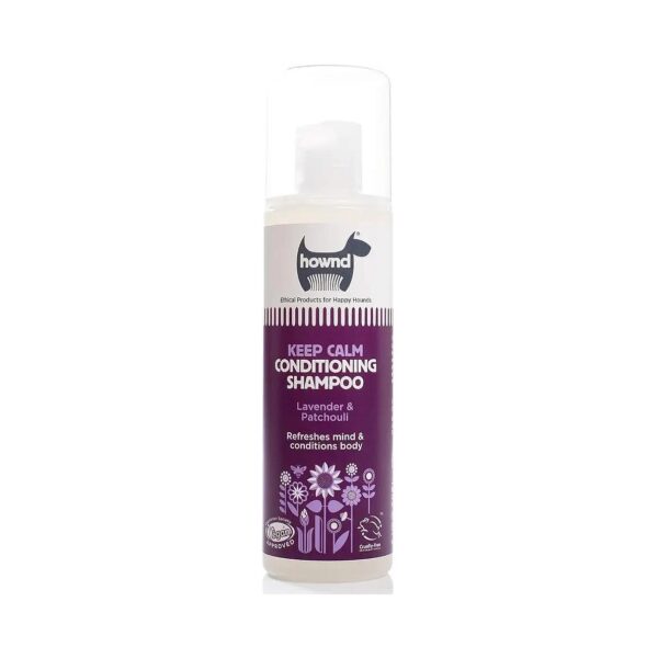 Natural Lavender & Patchouli Shampoo for Anxious Pets, Deeply Cleanses & Conditions