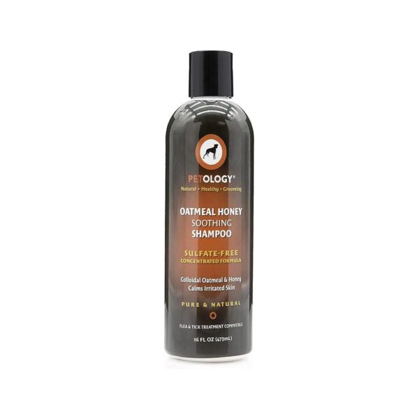 Natural Oatmeal Honey Shampoo for Dogs with Inflamed Skin