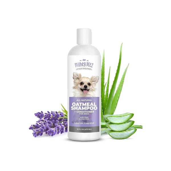 Natural Oatmeal Shampoo for Dogs with Sensitive Skin and Allergies