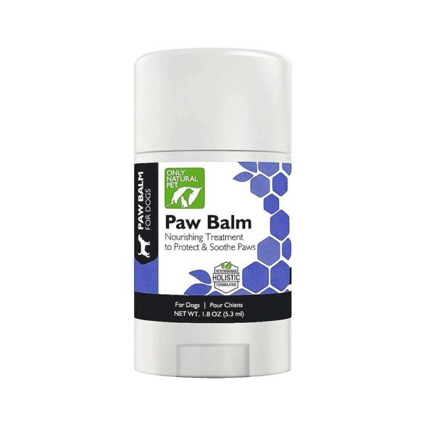 Natural Pet Paw Balm for Moisturizing and Soothing Dry, Cracked Pads