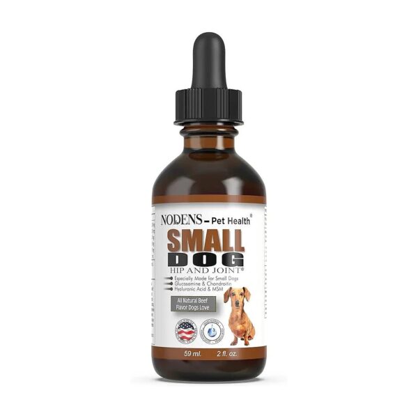 Natural Small Dog Joint Relief with Glucosamine, Chondroitin, and Hyaluronic Acid