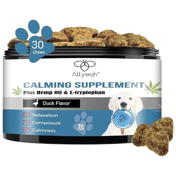 Natural Solutions for Dog Anxiety and Stress Relief with Our Hemp Calming Chews for Dogs