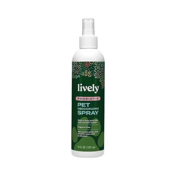 Natural Unscented Deodorizing Spray for Reducing Pet Odors and Skin Irritation