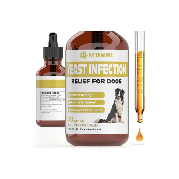 Natural Yeast Infection Treatment for Dogs with Itch Relief and Inflammation Relief