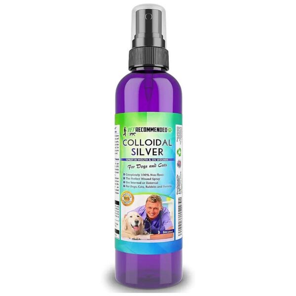 Natural and Effective Hot Spot Treatment with Colloidal Silver Spray for Dogs and Cats