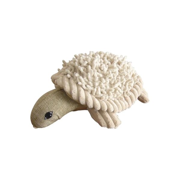 Naturally Twisted Turtle Dog Chew Toy with Durable Construction