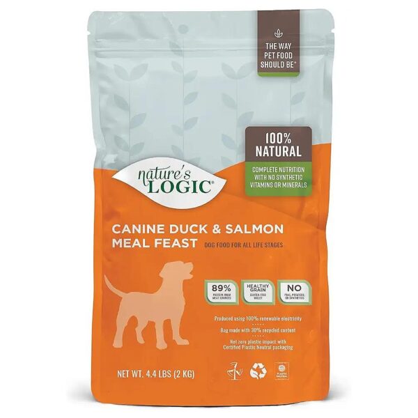 Nature Formulated Duck & Salmon Meal Feast for Puppies with No Grain or Fillers