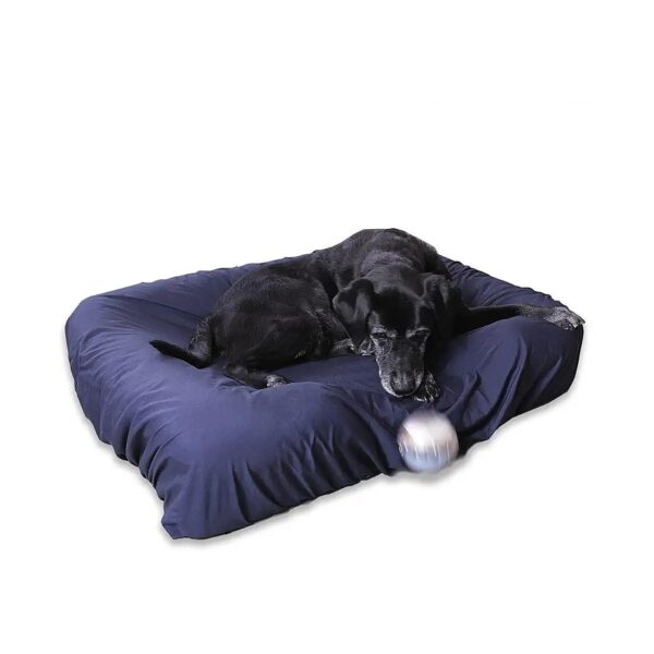 Navy X-Large Pet Bed Cover 60" L x 36" W x 6" H for Clean Pet Bed Solutions