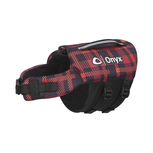 Neoprene Plaid Dog Vest with Reflective Material for Small Dogs