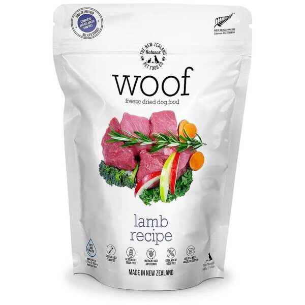 New Zealand Lamb Freeze Dried Raw Dog Food and Treats High in Protein and Vitamins