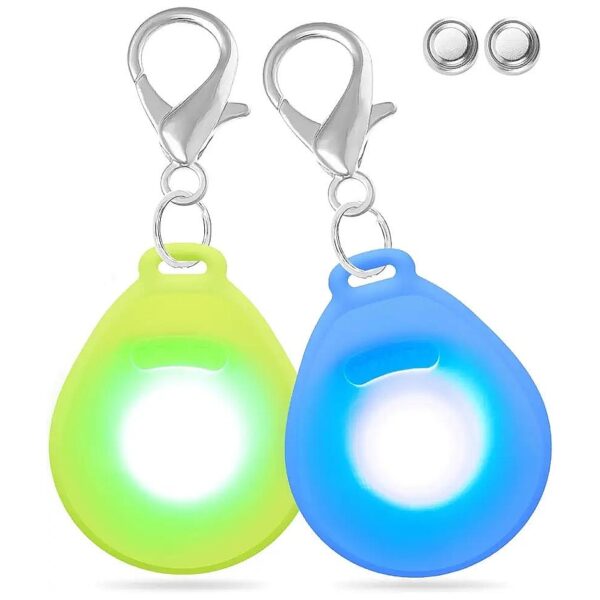 Night Walking Dog Lights with High Visibility Clip-On Dog Tags and Quality Construction