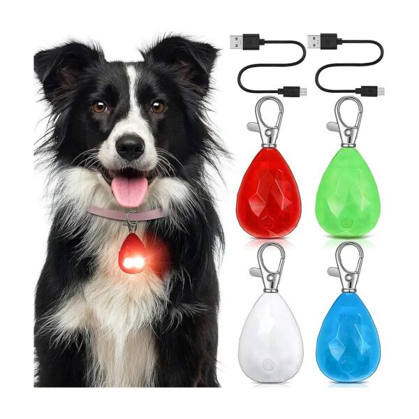 Nighttime Safety Dog Collar Lights LED Collar Lights for Night Walking Running