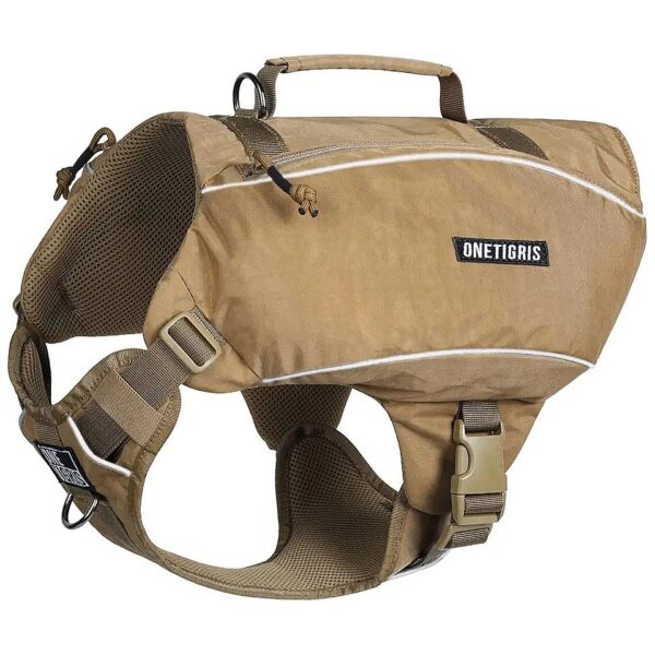 No Pull CAMLUS Dog Saddle Bag for Comfortable and Secure Walking