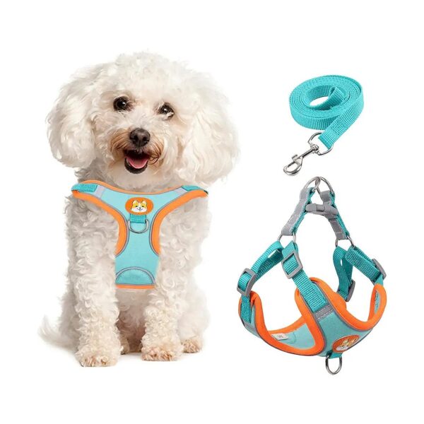 No Pull Dog Harness for Small Medium Dogs Adjustable Reflective Safety Leash