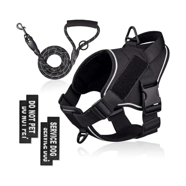 No Pull Dog Harness with Adjustable Reflective Strips for Large Medium Small Dogs