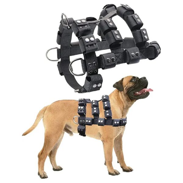 No Pull Dog Harness with Pockets for Small Medium Large Dogs, Weighted Vest