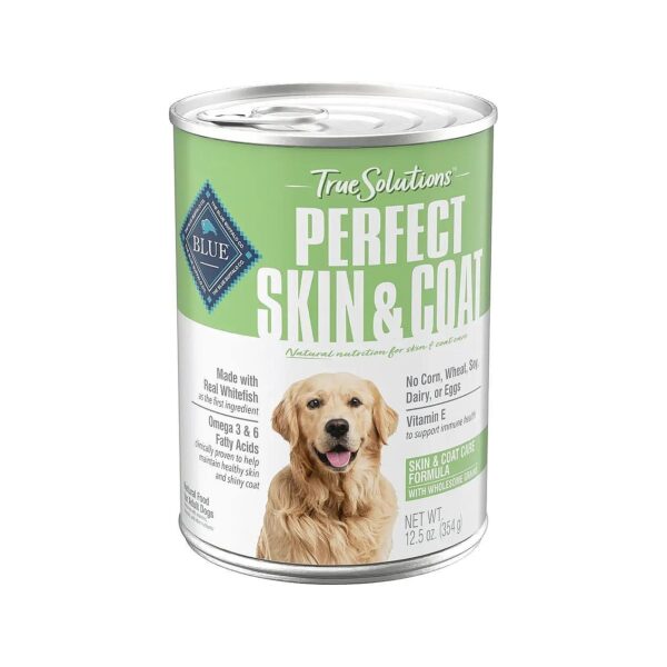 No-Dairy, No-Eggs Adult Wet Dog Food for Skin and Coat Care