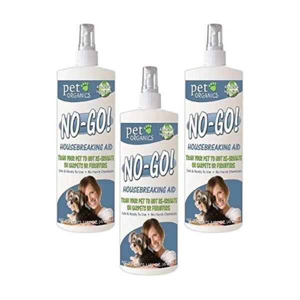 No-Go Natural Dog Housebreaking Aid Spray with Herbal Extracts