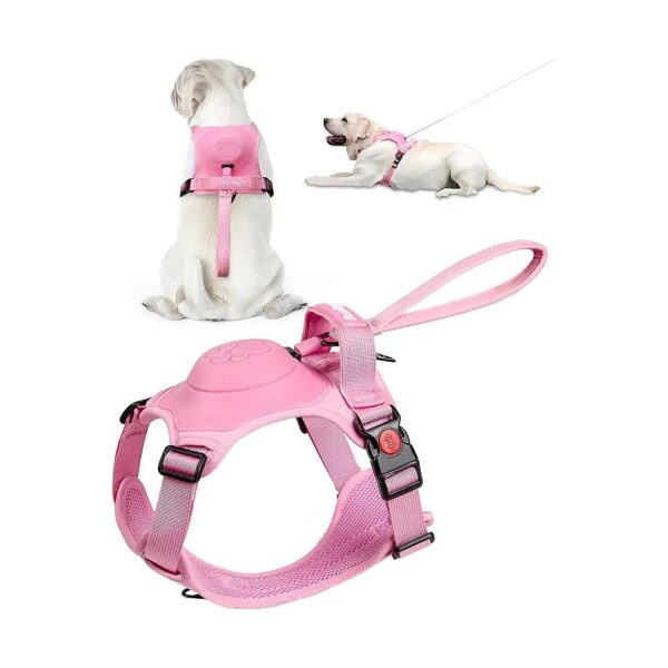 No-Pull Dog Harness with Retractable Leash and Soft Padded Vest for Medium Dogs