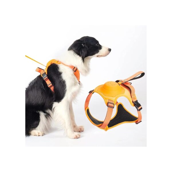 No-Pull Pet Harness with Adjustable Soft Padded Dog Vest and Retractable Leash